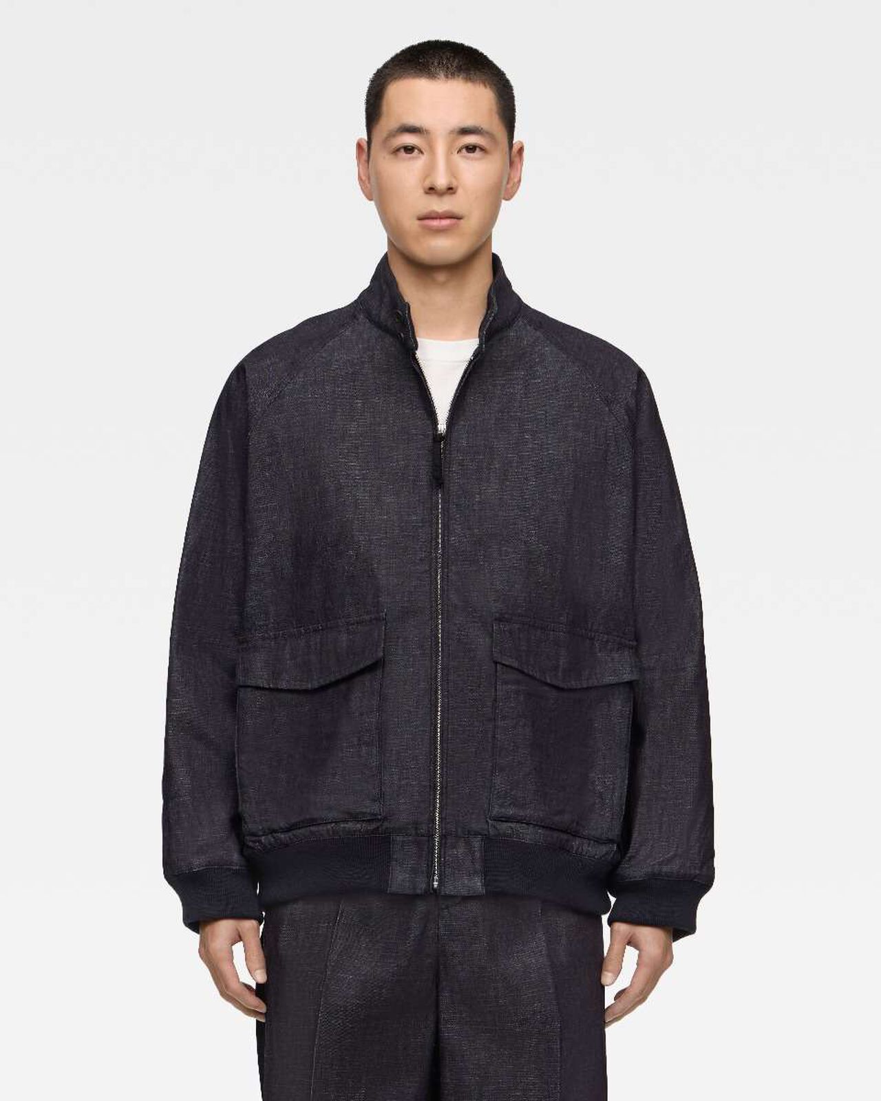DENIM DRIZZLER JACKET,Indigo, large image number 0