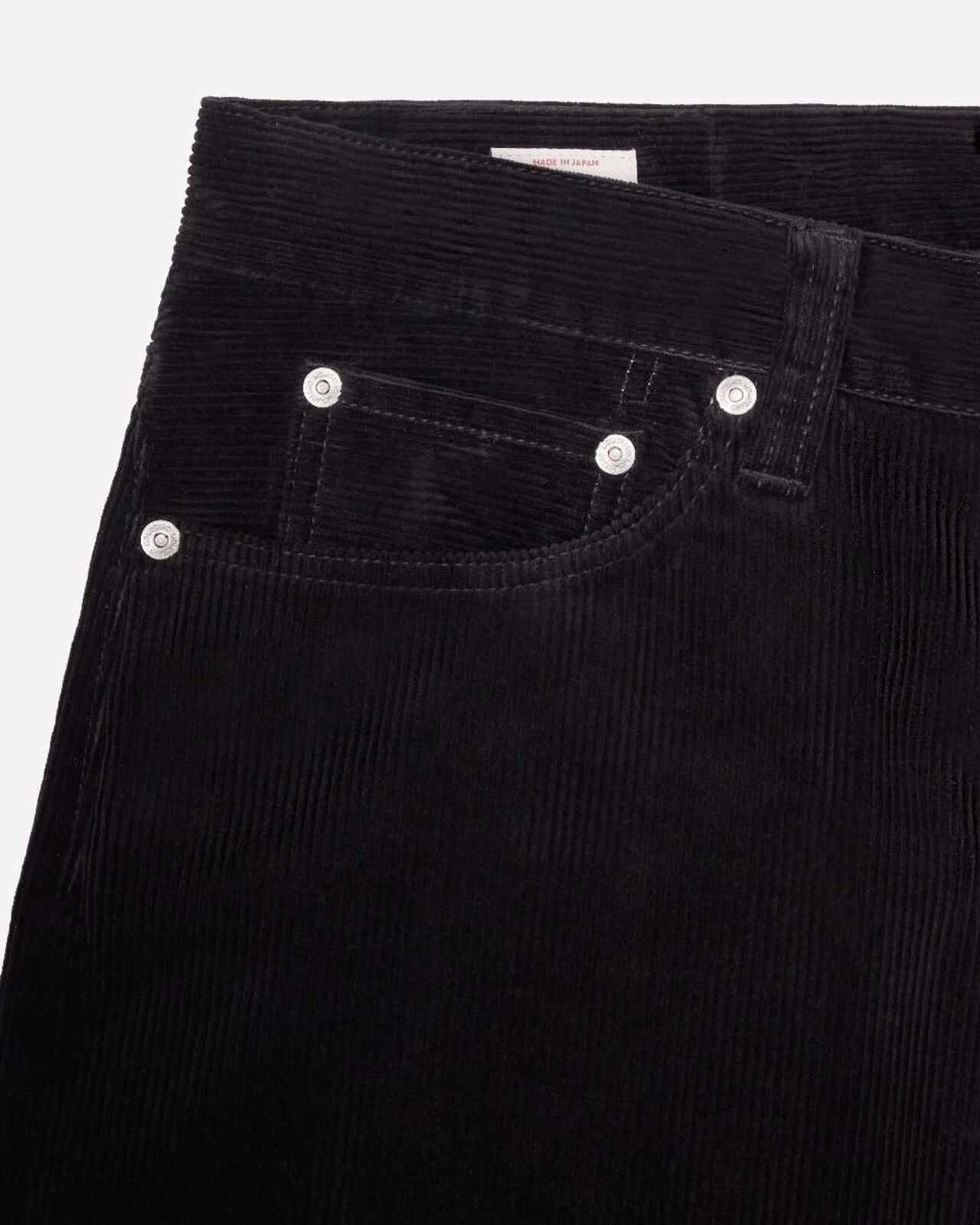 #100 STRAIGHT - CORDUROY,Hitam, large image number 11