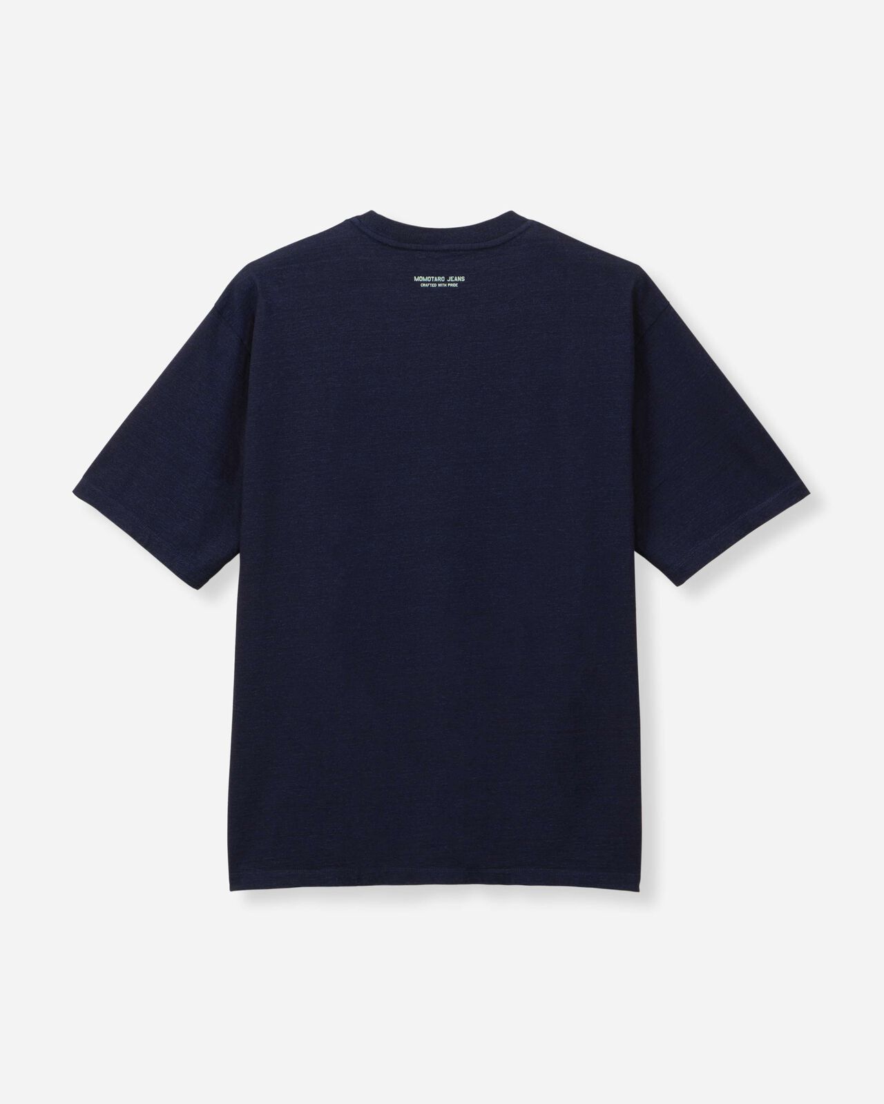 INDIGO YARN DYED TEE - SKULL,Indigo, large image number 6