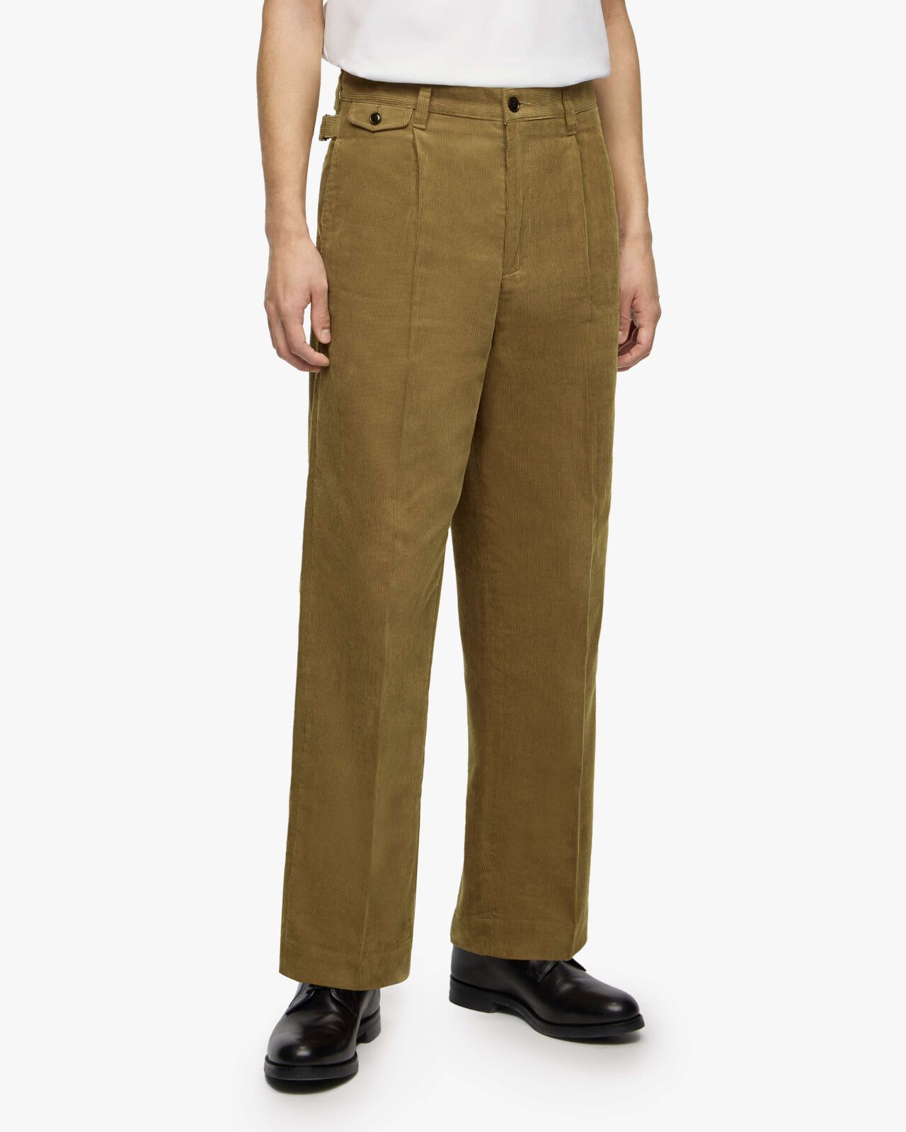 CORDUROY TROUSERS,BEG, large image number 1