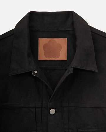 #001 DENIM JACKET - KYOTOMONTSUKI DYED,BLK, large image number 9