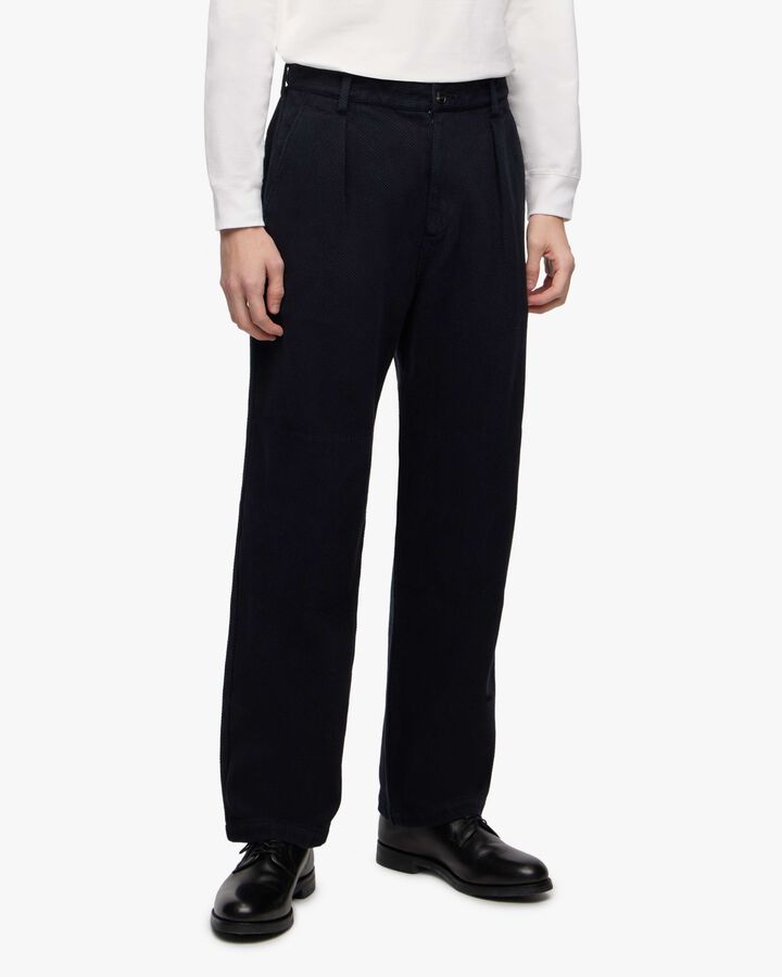 SASHIKO PANTS-OVERDYE,, medium
