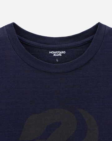 HEAVY OUNCE S/S TEE -SNAKE,Indigo, large image number 7