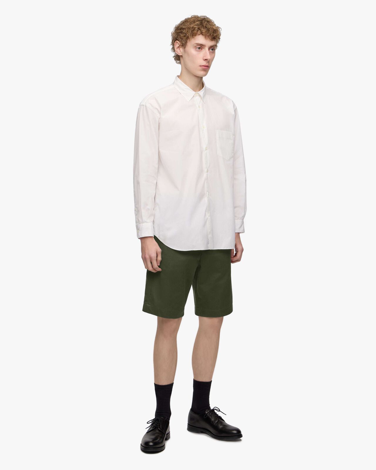 [Mid Feb Release] WESTPOINT SLIM SHORTS-FABRIC DYE,Vert, large image number 1