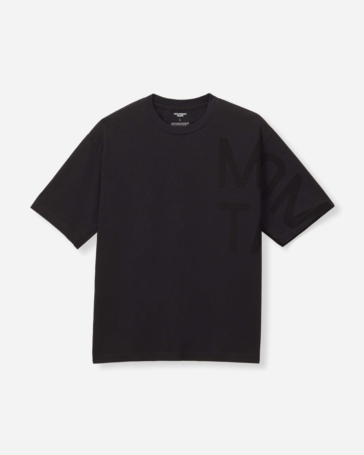 ZIMBABWE COTTON S/S TEE - MOMOTARO,NAVY, large image number 2