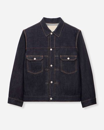 #002 DENIM JACKET - 11oz,Indigo, large image number 6
