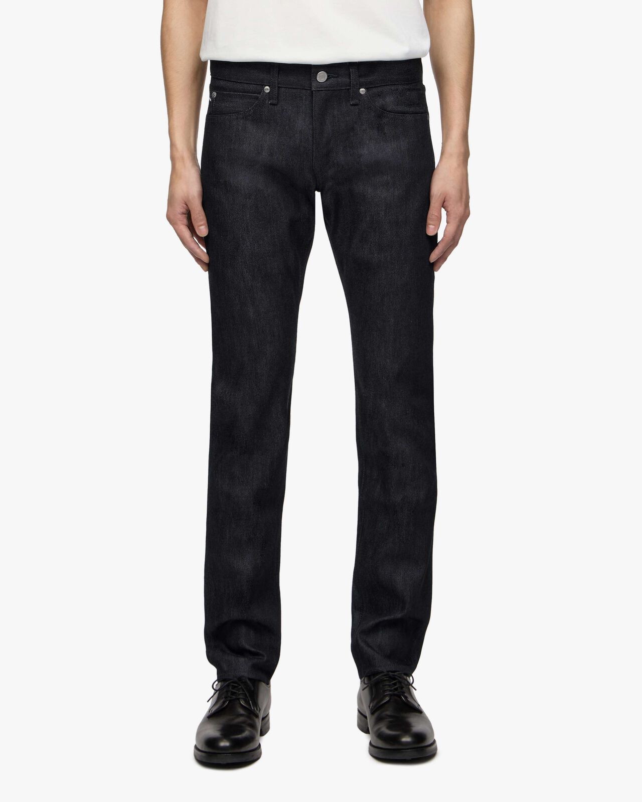 #300 CASHMERE SLIM 13.7oz ZIPPER FLY,Indaco, large image number 0
