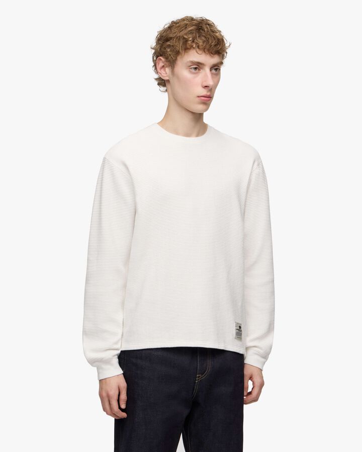 SUVIN COTTON THERMAL L/S TEE,, medium