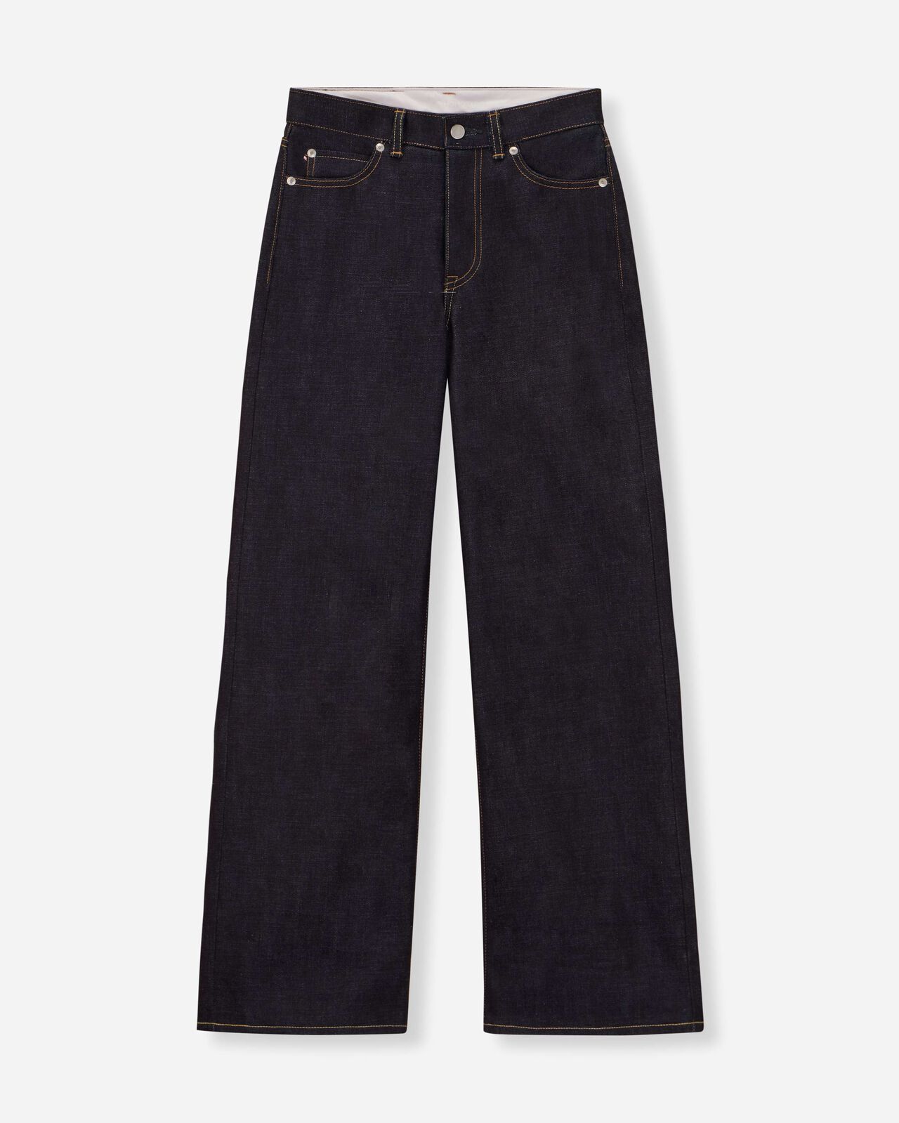 #410 STANDARD WIDE WOMENS 14.7oz ZIPPER FLY,Indigo, large image number 5