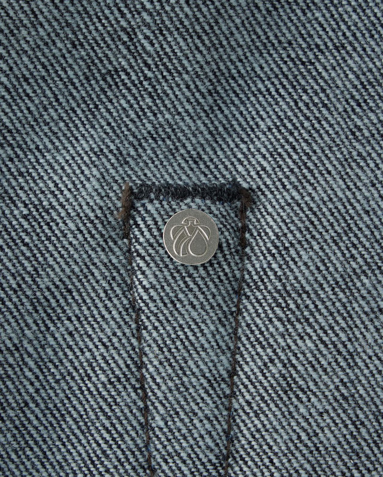 #200 CASHMERE TAPERED 13.7oz ZIPPER FLY,Indigo, large image number 16
