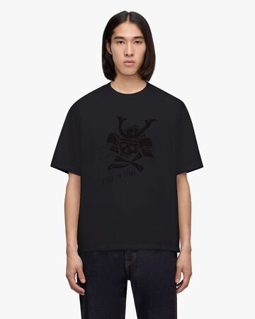 ZIMBABWE COTTON S/S TEE- SKULL,NAVY, large image number 0