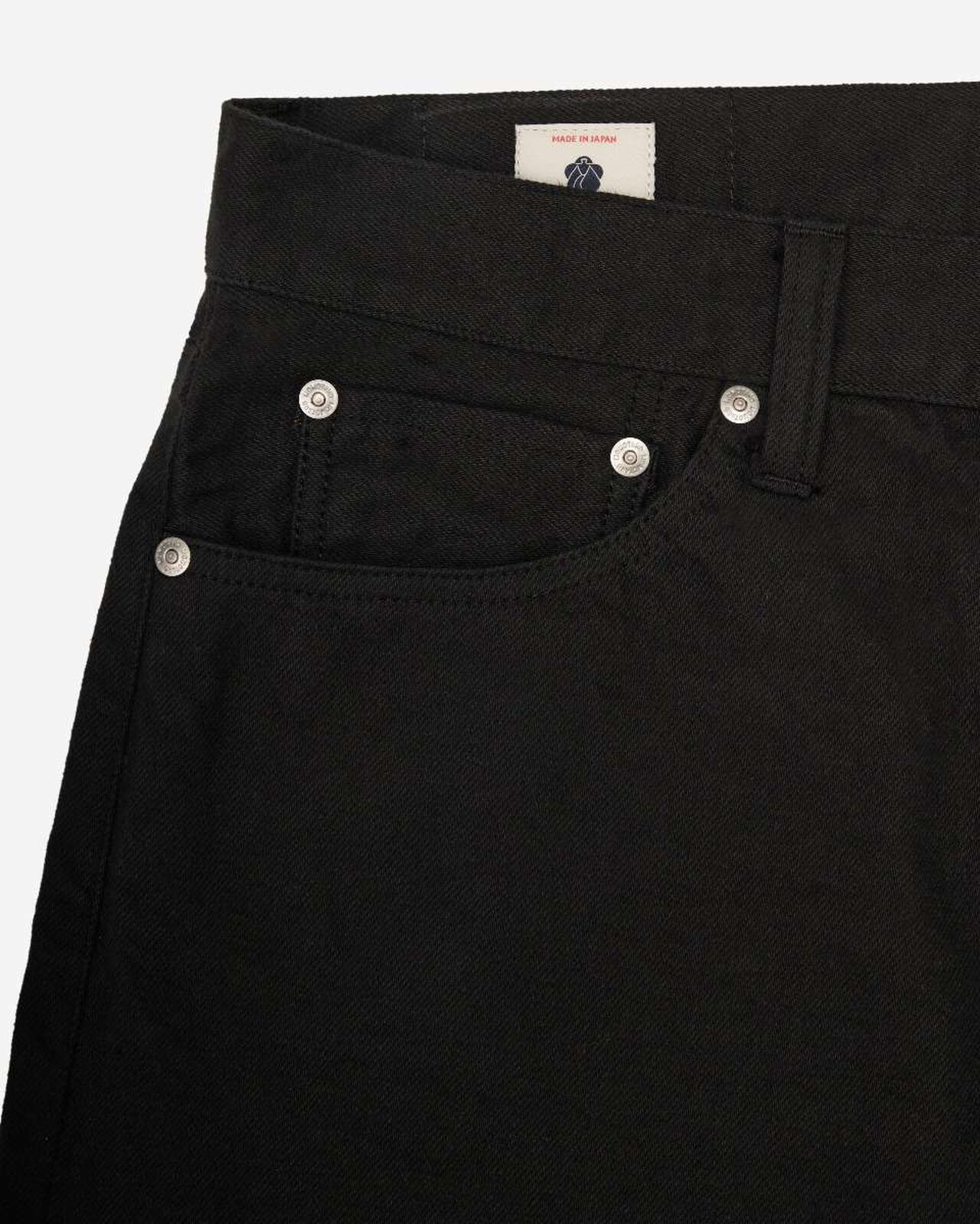 #100 STRAIGHT - KYOTOMONTSUKI DYED,Noir, large image number 12