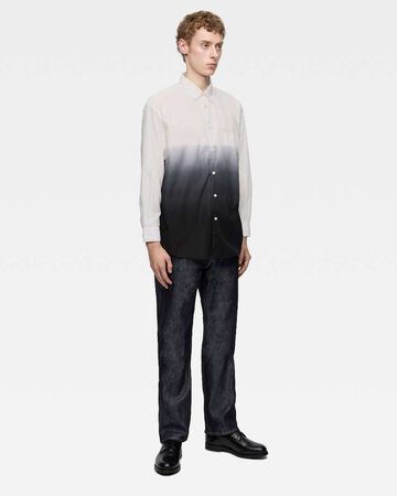 BROAD L/S SHIRT - KYOTO MONTSUKI GRADATION,Noir, large image number 3
