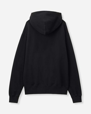 LOOPWHEEL SWEAT ZIP UP HOODY,BLK, large image number 3