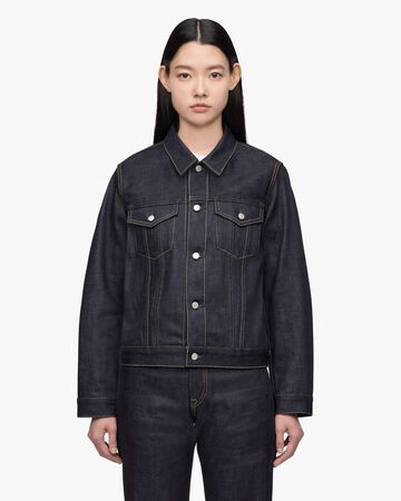 #013 STANDARD DENIM JACKET WOMEN'S 14.7oz,Indigo, large image number 0