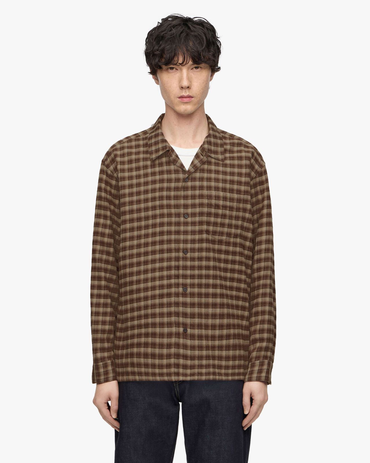 SUPIMA COTTON CHECK SHIRTS,Kelabu, large image number 11