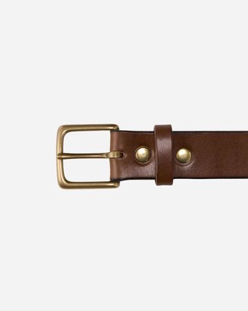 LEATHER BELT - BENZ,BRN, large image number 1