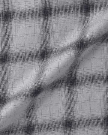 RAYON CHECK L/S  SHIRT,GRY, large image number 10