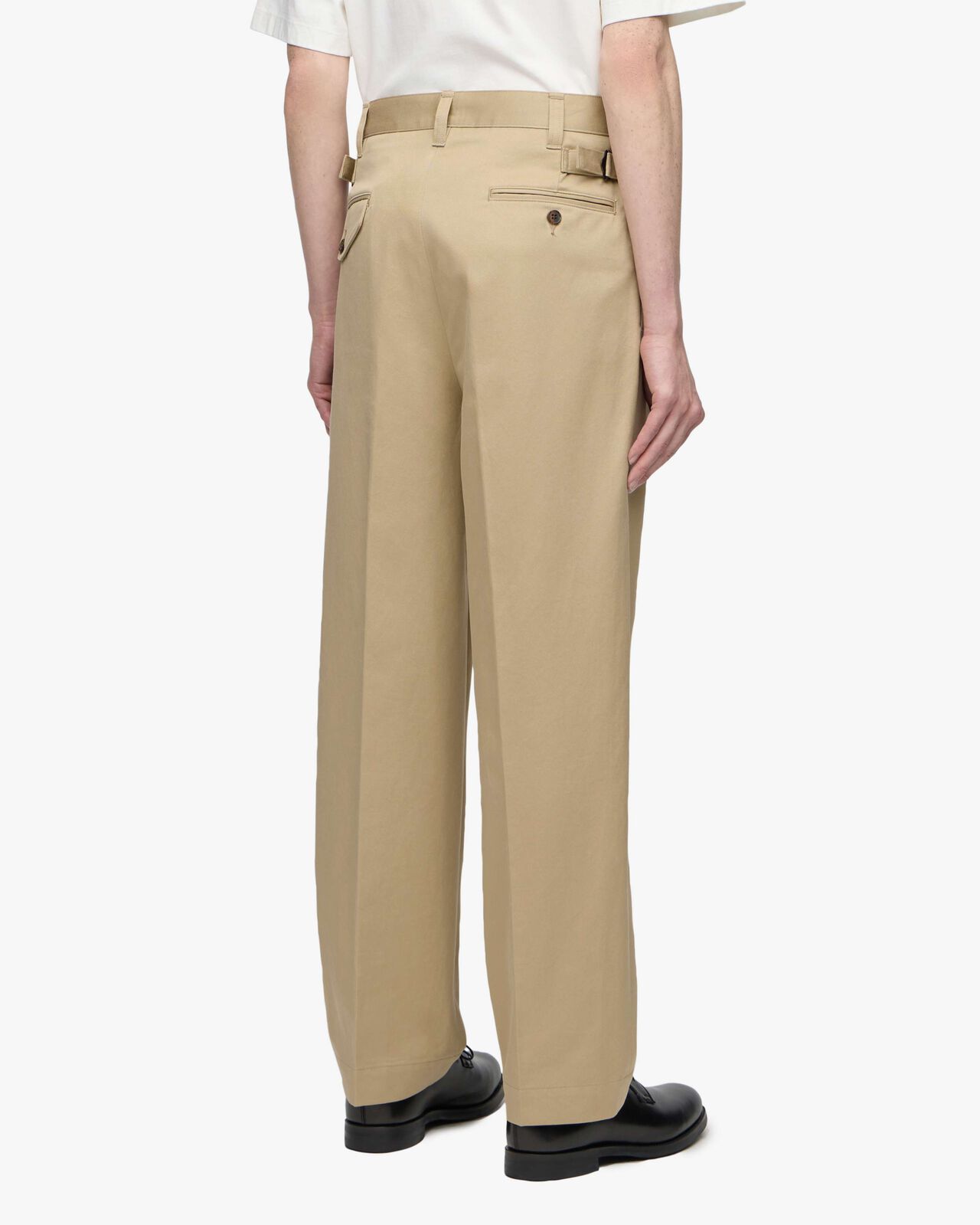 WESTPOINT TROUSERS-FABRIC DYE,BEG, large image number 2