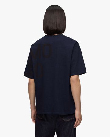 INDIGO YARN DYED S/S TEE - MOMOTARO,Indigo, large image number 2