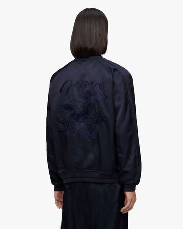 SATIN SOUVENIR JACKET,NAVY, large image number 2